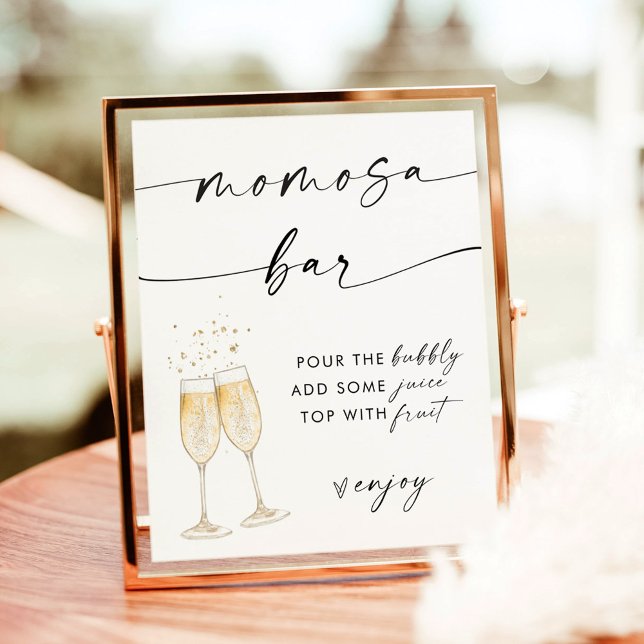 Baby Shower Mimosa Bar Sign, Momosa Bar Sign (Creator Uploaded)