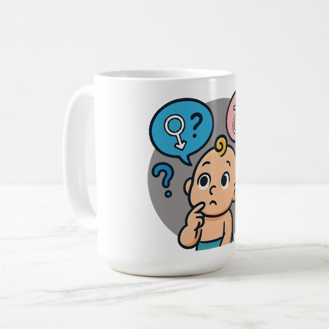 Baby shower name survey  coffee mug (Front Left)