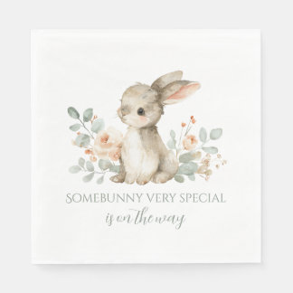 Baby Shower Napkins Bunny Theme Baby Shower 