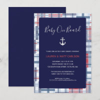 Baby Shower - Nautical, Preppy, Navy