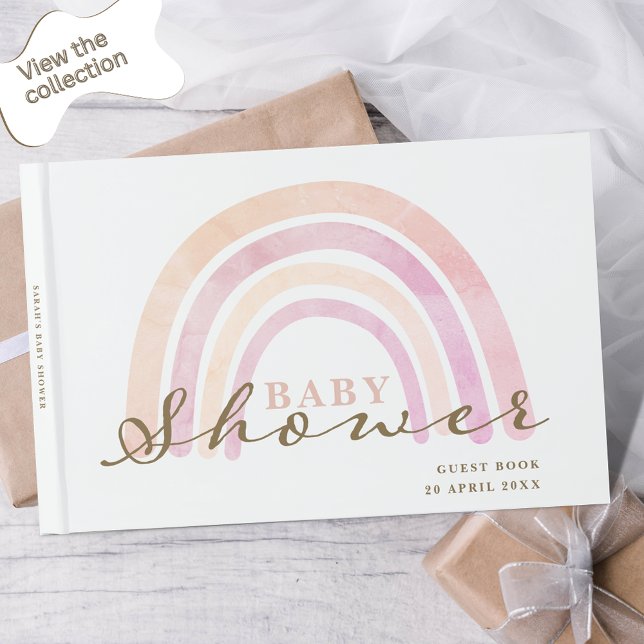 Baby Shower Neutral Rainbow Guest Book (Creator Uploaded)