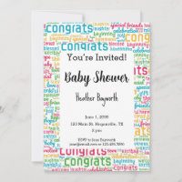 Baby Shower New Baby Congrats