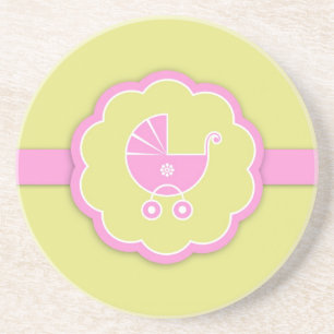 Baby Shower New Baby Girl Coaster