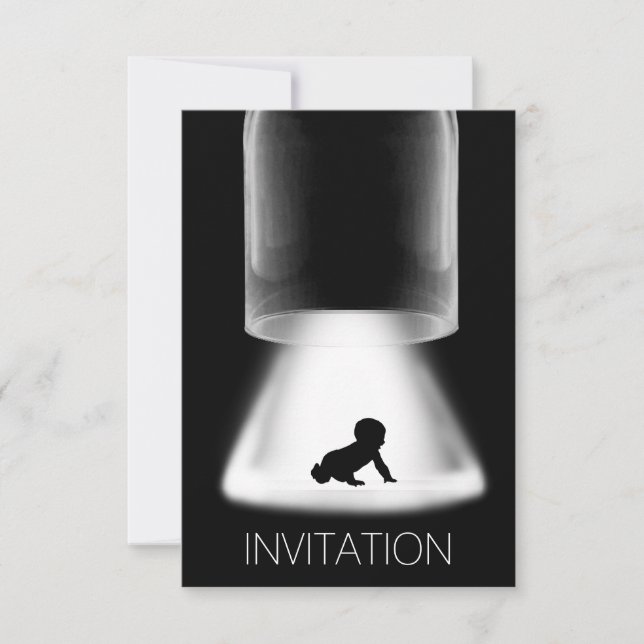 Baby Shower New Baby Modern Vip Invitation (Front)