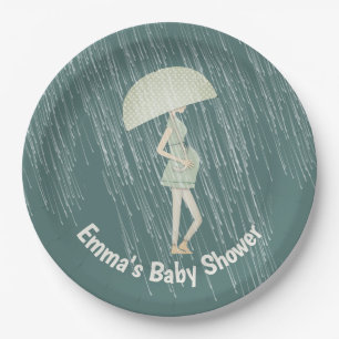 Baby Shower New Mum Paper Plate