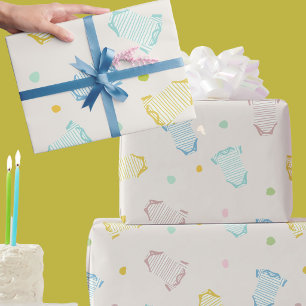 Baby shower newborn nursery gift wrap wrapping