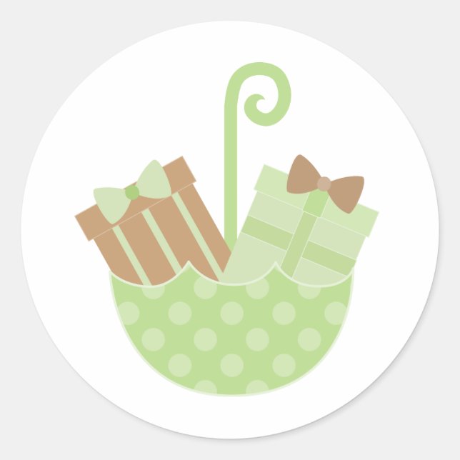 Baby Shower or Bridal Shower Stickers (Front)