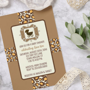 Baby Shower or Gender Reveal Party Invitations 