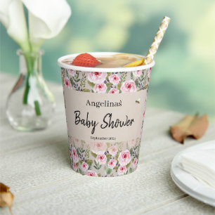 Baby Shower Paper Cup with cute design.