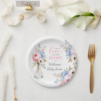 Baby Shower Paper Plate: Highlights IVF Journey Plate