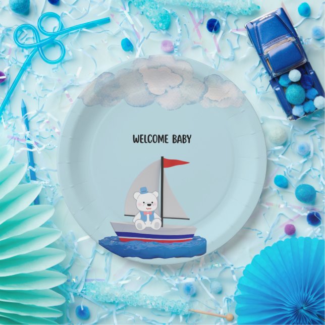 Baby Shower Paper Plates (Party)