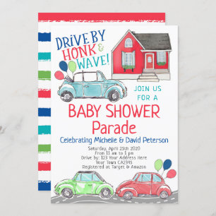 Baby Shower Parade Invitation