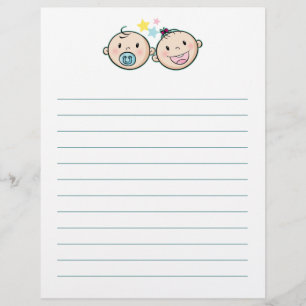 BABY SHOWER Party Games Letterhead