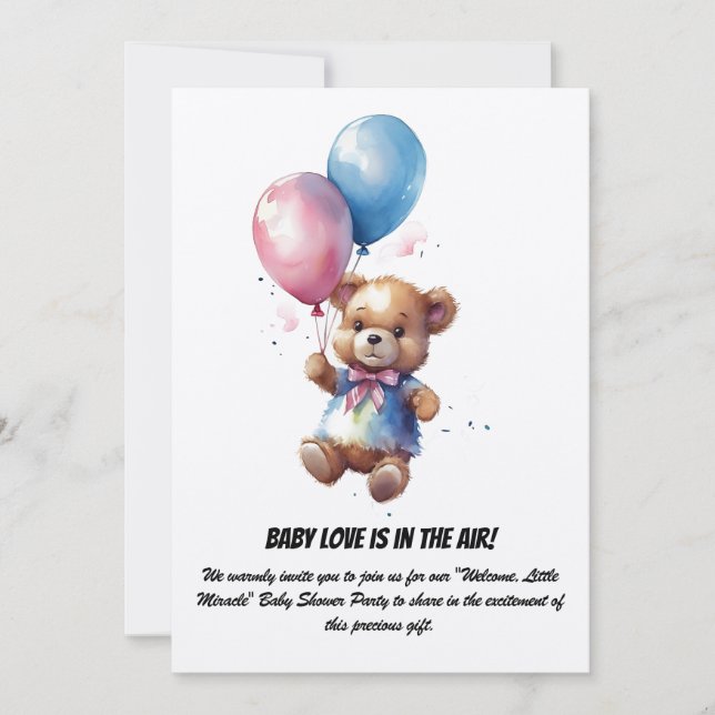 Baby Shower Party Invitation (Front)