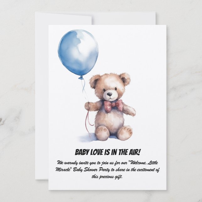 Baby Shower Party Invitation (Front)