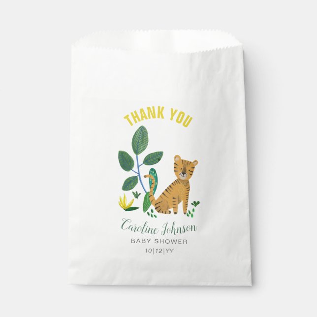 Baby Shower Party | Tiger | Gift Favour Bags (Front)