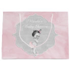 Baby Shower Pastel Pink Vintage Little Girl