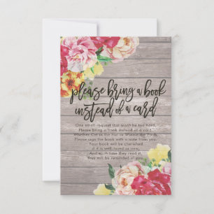 Baby Shower Please Bring a Book Instead of a Card