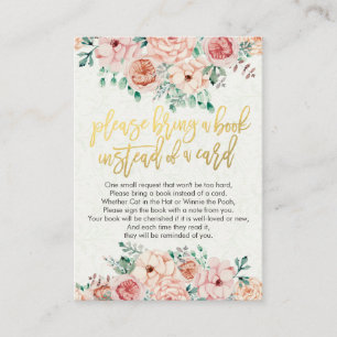 Baby Shower Please Bring a Book Instead of a Card