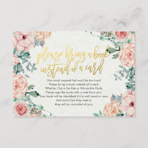 Baby Shower Please Bring a Book Instead of a Card