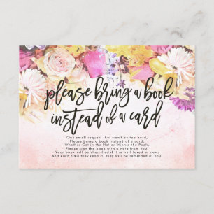 Baby Shower Please Bring a Book Instead of a Card