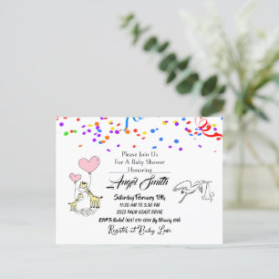 Baby Shower Postcard