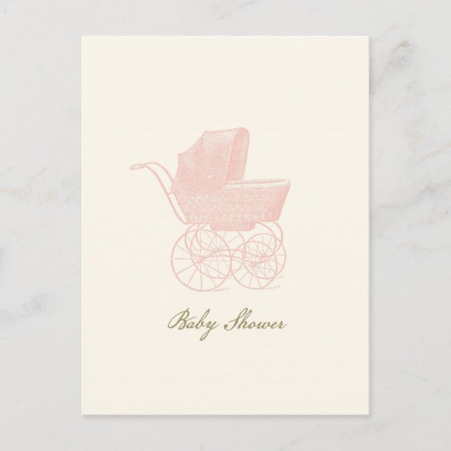 Baby Shower Postcard (Front)