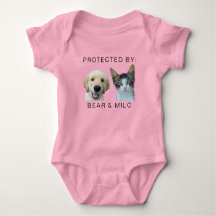 Baby Shower Protected by Pets Custom Dogs and Cats