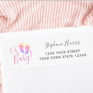 Baby Shower Return Address