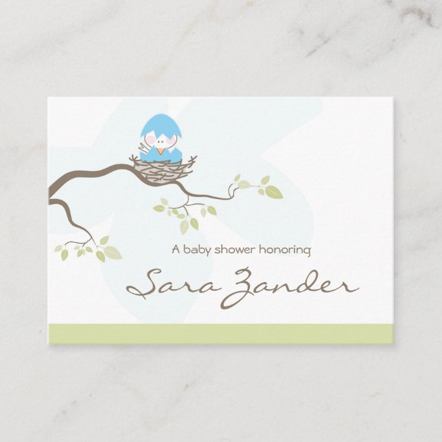 Baby Shower RSVP Card (Front)