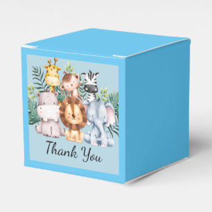 Baby Shower Safari Favour Box