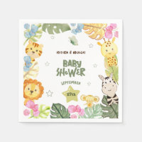 Baby Shower Safari Themed Boho Decoration