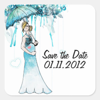 Baby Shower Save the Date Stickers