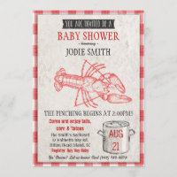 Baby Shower Seafood Boil Invitation