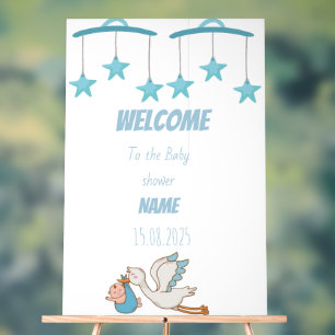 Baby shower sign
