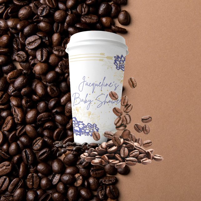 Baby shower Snowman Purple theme paper cups (Creator Uploaded)