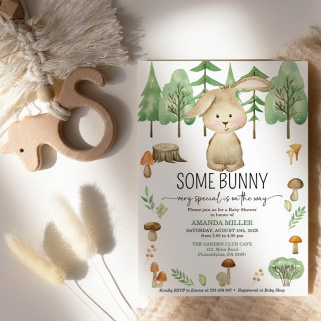 Baby Shower Some bunny forest invitation (Creator Uploaded)