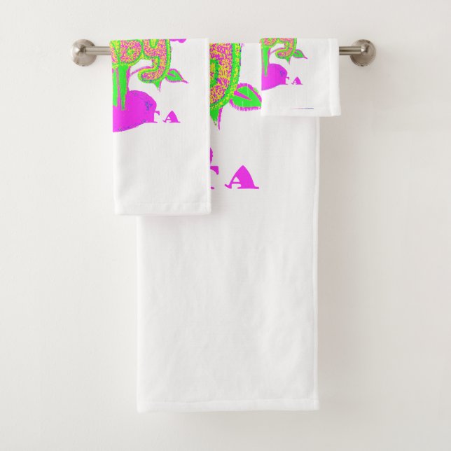 Baby Shower Special Occasion Ideas Apron Bath Towel Set (Insitu)