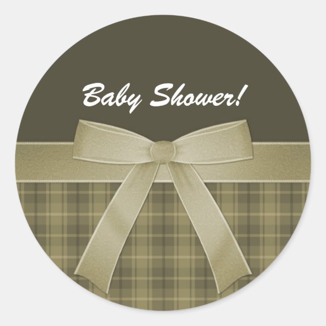 Baby Shower Sticker (Front)
