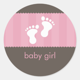 BABY SHOWER STICKER :: happy feet 1