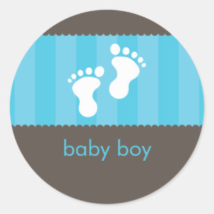 BABY SHOWER STICKER :: happy feet 4