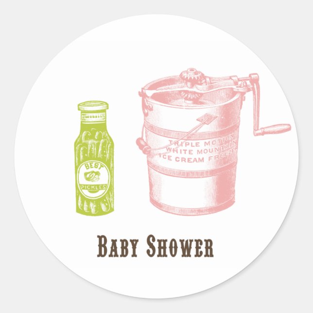 Baby Shower Stickers (Front)
