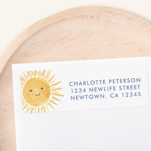 Baby Shower Sun Return Address
