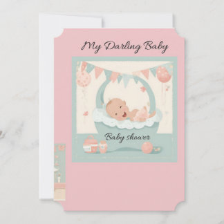 baby shower tarjeta invitation