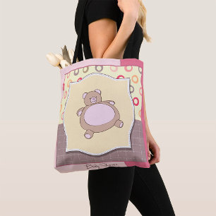 Baby Shower Teddy Bear Tote Bag