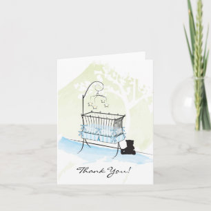 Baby Shower Thank You - Blue