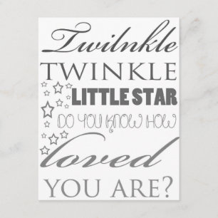Baby shower thank you card