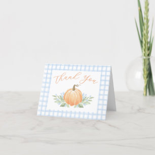 Baby Shower Thank You Card   A Little Pumpkin