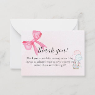 Baby Shower Thank You Card Design