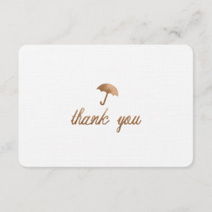 BABY SHOWER THANK YOU CARD-FLAT